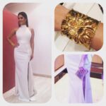 Sunny Leone Instagram – This was the amazing hand cuff I wore to the Filmfare style and glamour awards. It’s so hip! And Thanks @shubhashini.ornamentals and uber cool Tods gold clutch.