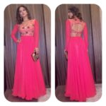 Sunny Leone Instagram - Dress by @aneehka Earrings @house_of_devasya @viralmantra and my clutch - @garemaofficial