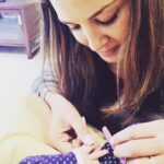 Sunny Leone Instagram - I became my friends baby manicurist today! Would do anything for her.