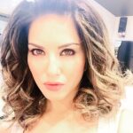 Sunny Leone Instagram – Getting ready for a fun day on the sets of Beiman Love!!