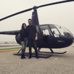 Sunny Leone Instagram - Helicopter ride to set with @dirrty99