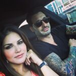 Sunny Leone Instagram - Hollywood Biatches!!! Sunset Plaza.... :) with @dirrty99