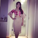 Sunny Leone Instagram – Thanks @tanieyakhanuja for my very cute press con outfit!! Love love loved it!!