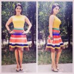 Sunny Leone Instagram - Thank you so much @mayyurrgirotra for my super fun summery outfit for Kuch Kuch Locha Hai promos today! Love it!