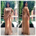 Sunny Leone Instagram – Thank you @HERAbyAjieshOberoi for my very beautiful sari for Delhi Kuch kuch Locha hai promos