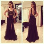 Sunny Leone Instagram - Headed to Filmfare glamour and style awards! Should be fun!! Thanks Rocky S for my GORG gown!