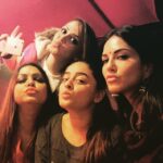 Sunny Leone Instagram – Hanging with the girls on set!