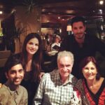 Sunny Leone Instagram - Amazing dinner with my family @dirrty99 @sundeep1901