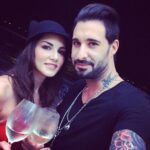 Sunny Leone Instagram - @dirrty99 @danielweber99 first birthday drink