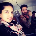 Sunny Leone Instagram - Here we go!! @dirrty99 @danielweber99 off to begin another adventure!