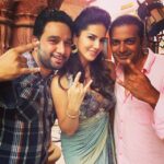 Sunny Leone Instagram – Producer Ahmed Khan and director Bobby Khan!! Good times!!