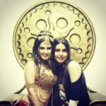 Sunny Leone Instagram – On set with producer @SHAIRAKHAN1234