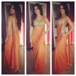 Sunny Leone Instagram - My amazing sari for @raginiMMS_2 press con that @TheRohhitVerma designed. Love his work!!