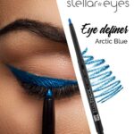 Sunny Leone Instagram - Blue is the NEW! Create a striking Bold Eye look with this gorgeous #ArcticBlue Eyeliner by #StellarEyes 👁️ Available exclusively on www.suncitystore.com #SunnyLeone #fashion #cosmetics #StarStruckbySL #Eyebrow #EyeLiner #Mascara #luxury #luxurylifestyle #Eyes #EyeDefiner Mumbai, Maharashtra