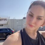 Sunny Leone Instagram – Day 2 @fitboxworkout got my a*% kicked! Dying while working out with a mask on. Geez!!! New Norm! F%*k COVID!