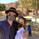 Sunny Leone Instagram – Found a animal reserve to visit with @dirrty99 and the kids. He wanted me to write “just me, a camel and a donkey!” But that’s not so nice Weber!! Lol