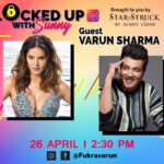 Sunny Leone Instagram - Hey everyone! I am so excited to have the very funny @fukravarun as the next guest on @lockedupwithsunny today at 2.30pm IST! Bringing you a little smile while #LockedUp 😷 #LockedUpWithSunny brought to you by @starstruckbysl Sunny Leone