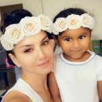 Sunny Leone Instagram - Nisha is so so pretty!! I’m a lucky mommy! With the sweetest heart!!!