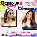 Sunny Leone Instagram - So excited to have @zareenkhan as the next guest on #LockedUpWithSunny today at 2.30pm!! Stay tuned for some interesting conversation 😍 FYI: There are going to be a few surprises for the audience as well...so make sure that you are on time!! . . Bringing you a little smile while #LockedUp 😷 @lockedupwithsunny brought to you by @starstruckbysl 💄 Sunny Leone