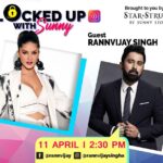 Sunny Leone Instagram - Hey everyone!! I am so happy to announce that my bro @rannvijaysingha will be the next guest on @lockedupwithsunny today! It's going to be a super fun session!! #LockedUpWithSunny #SunnyLeone Sunny Leone