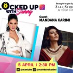 Sunny Leone Instagram - Morning everyone!! Beautiful @mandanakarimi is joining me today on @lockedupwithsunny let’s have some fun! #lockedupwithsunny