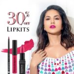 Sunny Leone Instagram - Hey ladies..Now get your GLAM GAME ON even at home! I am offering a flat 30% OFF on all @starstruckbysl Lipkits!!😍 💄💋🤩 The offer is valid only on www.suncitystore.com and till stocks last! Hurry up and add your fav cosmetics in the cart now! #SunnyLeone #fashion #cosmetics #offer #OOTD #luxury #luxurymakeup #luxurylifestyle Sunny Leone