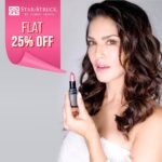 Sunny Leone Instagram - Hey everyone!! I am offering a flat 25% OFF on all @starstruckbysl products and it's a limited time offer! Valid only on www.suncitystore.com #SunnyLeone #Cosmetics #Fashion #offer #weddingMakeup #makeupartist #OOTD #lips #eyemakeup Sunny Leone