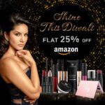 Sunny Leone Instagram - I am so excited to announce that @starstruckbysl is offering FLAT 25% OFF on all products on @amazondotin 😍😍 . . #SunnyLeone #crueltyfreemakeup #crueltyfree #cosmetics #makeup #MadeInIndia #amazon #luxurymakeup #DiwaliSale #sale2021