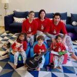 Sunny Leone Instagram - Merry Christmas from the Weber’s!! Thank you @ursa.co for making our family the cutiest Christmas pajamas ever! @dirrty99