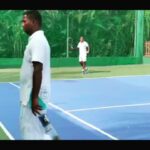 Sushant Singh Rajput Instagram - Sweating a way back to the court. #sandeep #floyd
