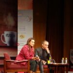 Swara Bhaskar Instagram - When someone asks u a question; and u don’t understand what the hell they are talking about! 🙈🙈🙈 #candidcamera at the @timeslitfestdelhi 🤣 @instaaanshul i see u share my perplexity 🤣🤣🙈🙈 pic credit: @ashisroy India Habitat Centre