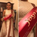 Swara Bhaskar Instagram - So yayeeee! I won #jagranfilmfestival2017 #BestActress for #AnaarkaliOfAarah Thank u SO much jury & team JFF & of course Team Anaarkali who i haf the privilege to thank in person too 🙏🏿🙏🏿🙏🏿❤️❤️❤️ #awardsnight #AboutLastNight in @houseofkotwara with @amrapalijewels @thepinkpotli Styled by the amazing @spacemuffin27 pointed to the right general direction by @rheakapoor ❤️❤️