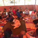 Swara Bhaskar Instagram - Dodo the dog, helping us with the intricacies of #navarasa emotions.. #Adishakti #SourcesOfPerformanceEnergy #actorsworkshop #Pondicherry #actorslife