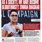 Swara Bhaskar Instagram - Sadly true!! Join the National Campaign Against Mob Lynching.. #stopmoblynching