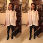 Swara Bhaskar Instagram - Congrats @rheakapoor & @sonamkapoor on this amaaaazzzzing new venture, top to toe in @wearerheson .. Earrings: @misho_designs , Boots: @topshop , styled by @chandiniw ❤️❤️❤️❤️ Heading to #hindimedium screening..