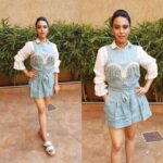 Swara Bhaskar Instagram – In @paridhijaipuria and @asos for #AnaarkaliOfAarah promotions Styled by @dibzoo Mua @saracapela