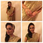 Swara Bhaskar Instagram - Bringing #anaarkaliaaraawaali #AnaarkaliOfAarah swag to a #familywedding in traditional #banarasi tissue #sari with @amrapalijewels Special thanks: @rupacj ❤️❤️❤️❤️