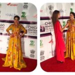 Swara Bhaskar Instagram - At the #chicagosouthasianfilmfestival2016 #csaff2016 with #nilbatteysannata #thenewclassmate In @manishmalhotra05 with @amrapalijewels styled by @dibzoo 💃🏿💃🏿❤️❤️