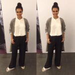 Swara Bhaskar Instagram - Pharrell Williams X Adidas launch at #adidas store in Mumbai.. in In @bhanelove @asos @koovsfashion Styled by @dibzoo makeup @saracapela ❤️