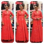 Swara Bhaskar Instagram - Red On red! #RedCarpet #ClosingCeremony #FestivalInternationalDuFilmDeFemmesDeSalè 2016 in @abujanisandeepkhosla & @amrapalijewels Styled by @rupacj 💃🏿💃🏿💃🏿 being the #ladyinred #Morocco #bollywoodabroad #fashion