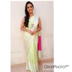 Swara Bhaskar Instagram – Positively in L❤️OVE with this lovely florescent lime coloured sari from @reshabymedhavini with 
Statement Jewelry from @amrapalijewels for #Diwali special episode of #Rangoli #doordarshan styled by @rupacj with Make up: Bhaskar Chaurasia and hair: Rupali Dhumal ❤️❤️❤️