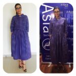 Swara Bhaskar Instagram - At the closing ceremony of #AsiaSociety #NewVoicesinScreenwriting Fellowship 2016 in 'Maya ne Banaya' dress by the amazzzzing wonderful #lightofasia #MayaSarao talented actress and designer! With my fave @amrapalijewels jewellery.. Styled by the ever patient @rupacj make up: Bhaskar Chaurasia, hair: Sasmita Dash 😻😻😻 Specs are my credible claim to being a writer 😂😂