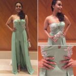 Swara Bhaskar Instagram – International Woolmark awards In @Ohailakhanofficial jumpsuit @swarovski earrings @minawala_jewellers rings and clutch @flyrobe .. Styled by @dibzoo assisted by @gogriiiii Make up: Bhaskar Chaurasia, Hair: Sasmita Dash my fab team ❤️💚💜💛