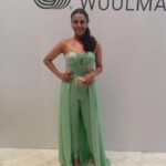 Swara Bhaskar Instagram - International Woolmark awards In @Ohailakhanofficial jumpsuit @swarovski earnings @minawala_jewellers rings and clutch @flyrobe .. Styled by @dibzoo assisted by @gogriiiii Make up: Bhaskar Chaurasia, Hair: Sasmita Dash