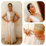 Swara Bhaskar Instagram - In @ridhima.bhasin with @amrapalijewels earrings and @anmoljewellers rings for #doordarshan #Rangoli shoot.. Styled by @rupacj #white #gameface #workmode #fashion #bollywood #ilovewhite