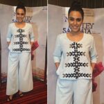 Swara Bhaskar Instagram - Dobaaraa in case u missed it :) in @ruvyabyruchikaanddivya #summery for #NilBatteySannata #Delhi #promotionfrenzy Styled by @aeshy with @dibzoo