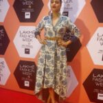 Swara Bhaskar Instagram - The smirk that says 'I know this dress fits' :) in @anitadongregrassroot for her show @lakmefashionwk #lovingit #gameface #shutterready #confidence #fashion #redcarpet #Bollywood