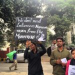 Swara Bhaskar Instagram - Gandhi hum sharmindaa hAin, tere qaatil zindaa hain! #MarchforJNU #FreeKanhaiyya #jnu #resist #respecttheconstitution #antistupid #delhi #india
