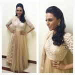 Swara Bhaskar Instagram - In @neeta_lulla Anaarkali, @anmoljewellers earrings and ring for #DD #Rangoli shoot, styled by @aeshy and @dibzoo #gameface #Bollywood