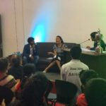 Swara Bhaskar Instagram - Baatein karwaa lo insey! :) #verbaldiarrhoea #eventing #NationalSchoolOfJournalism #bangalore #Slant2016 styled by @aeshy in #BabitaMalkani
